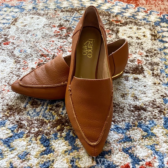 Franco Sarto "Starland" Leather Point Toe Shoes - Picture 3 of 10